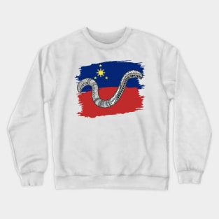 Philippine Flag Tribal line Art / Baybayin word YA Crewneck Sweatshirt